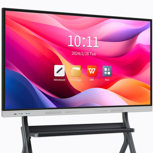 55 Inch 4K Ultra HD Touch TV Interactive All In One Interactive Whiteboard Online Office Meeting Equipment