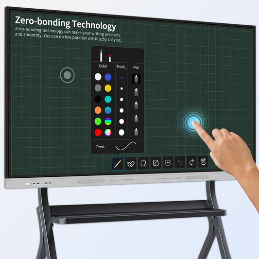 65 Inch 20 Points Touch Interactive Panel 4K LCD Smart Board Infrared Touch Screen Monitor Meeting Whiteboard